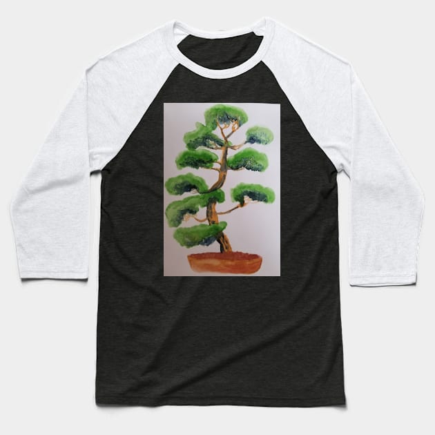 Bonsai Baseball T-Shirt by teenamarie23art